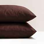 Set of 2 pillowcases Clarysse Grace (mahogany 3046)