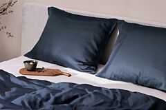 Duvet cover Clarysse Grace 140x220 cm (midnight ocean 3049) without pillowcases